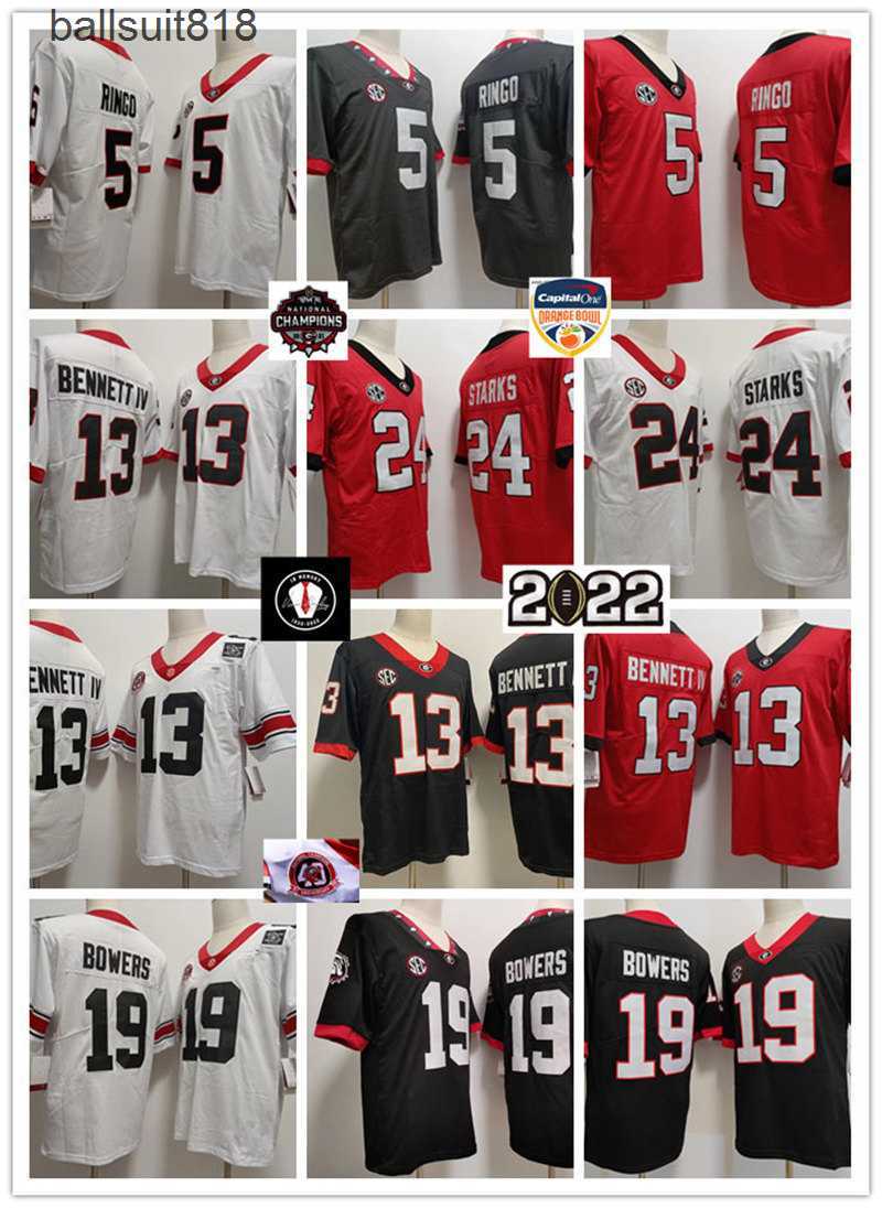 Brock Bowers Stetson Bennett IV Football Champions Jersey Kelee Ringo 24 Malaki Starks 88 Jalen Carter Jersey
Brock Bowers Stetson Bennett IV Football Champions Jersey Kelee Ringo 24 Malaki Starks 88 Jalen Carter Jersey