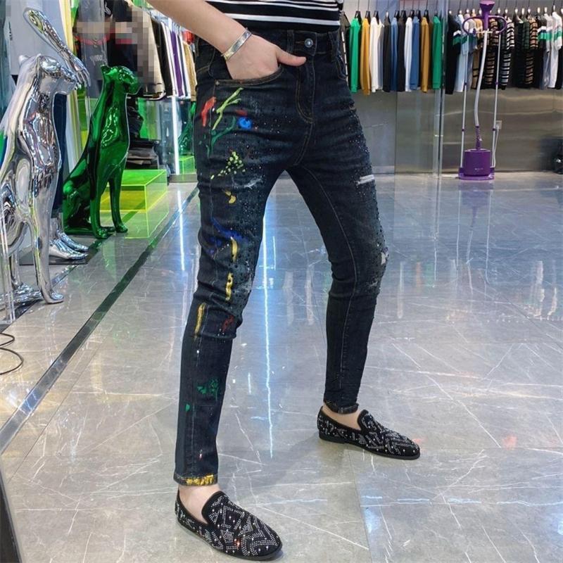Men's Jeans Z11104 Fashion Men's 2022 Runway Luxury European Design Party Style Clothing, Picture shown
Men's Jeans Z11104 Fashion Men's 2022 Runway Luxury European Design Party Style Clothing, Picture shown