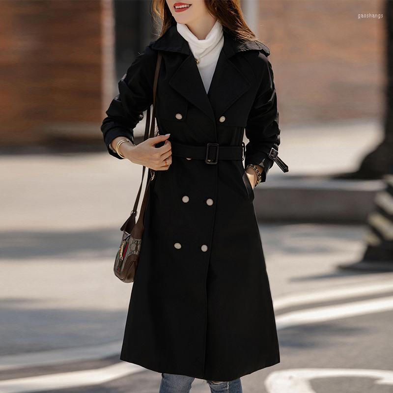 Women' Trench Coats Plus Size 3XL Double Breasted Women' Coat Streetwear Slim Waist Windbreaker Elegant Turn-down Collar Long Mujer, Black
Women' Trench Coats Plus Size 3XL Double Breasted Women' Coat Streetwear Slim Waist Windbreaker Elegant Turn-down Collar Long Mujer, Black