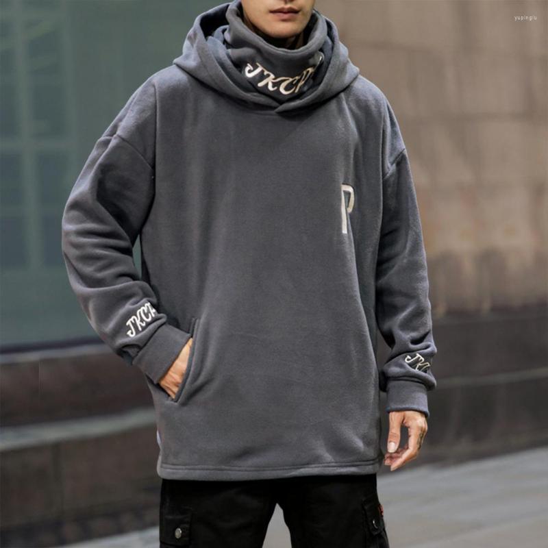 Men's Hoodies Men Winter Hoodie Loose Hooded Spring Long Sleeves High Collar Solid Color Pullover Embroidered For Daily, Black
Men's Hoodies Men Winter Hoodie Loose Hooded Spring Long Sleeves High Collar Solid Color Pullover Embroidered For Daily, Black