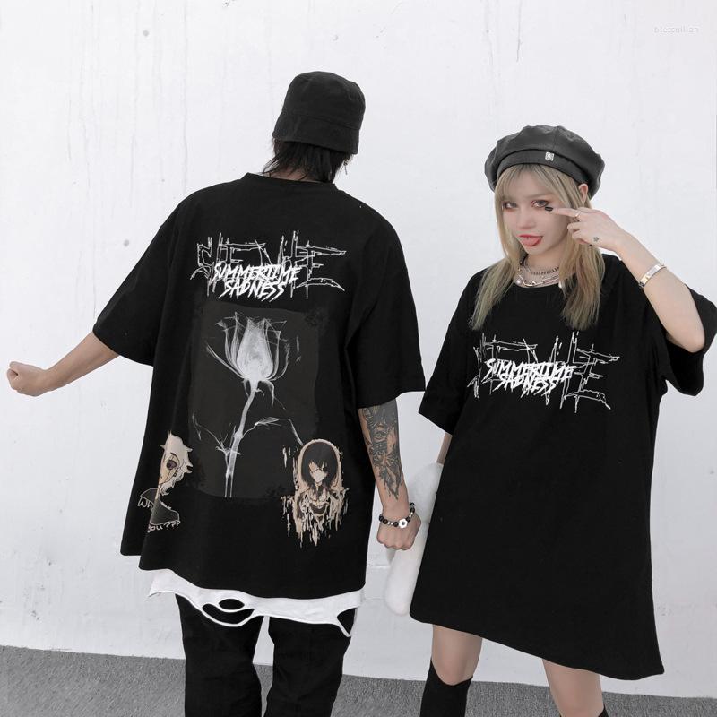 Men's T Shirts GTDOM Couple 2022 Summer T-shirts Cotton High Street Fashion Cartoon Print Short Sleeve O-Neck Casual Oversize T-shirt, Black
Men's T Shirts GTDOM Couple 2022 Summer T-shirts Cotton High Street Fashion Cartoon Print Short Sleeve O-Neck Casual Oversize T-shirt, Black