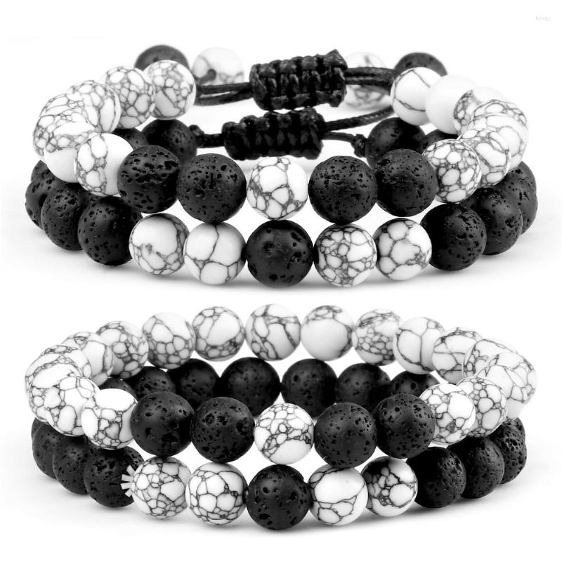 Strand 2pcs/set Natural Stone Bracelet Lava Rock Malachite Couple Distance & Bangles Handmade Women Men Yoga Jewelry
Strand 2pcs/set Natural Stone Bracelet Lava Rock Malachite Couple Distance & Bangles Handmade Women Men Yoga Jewelry