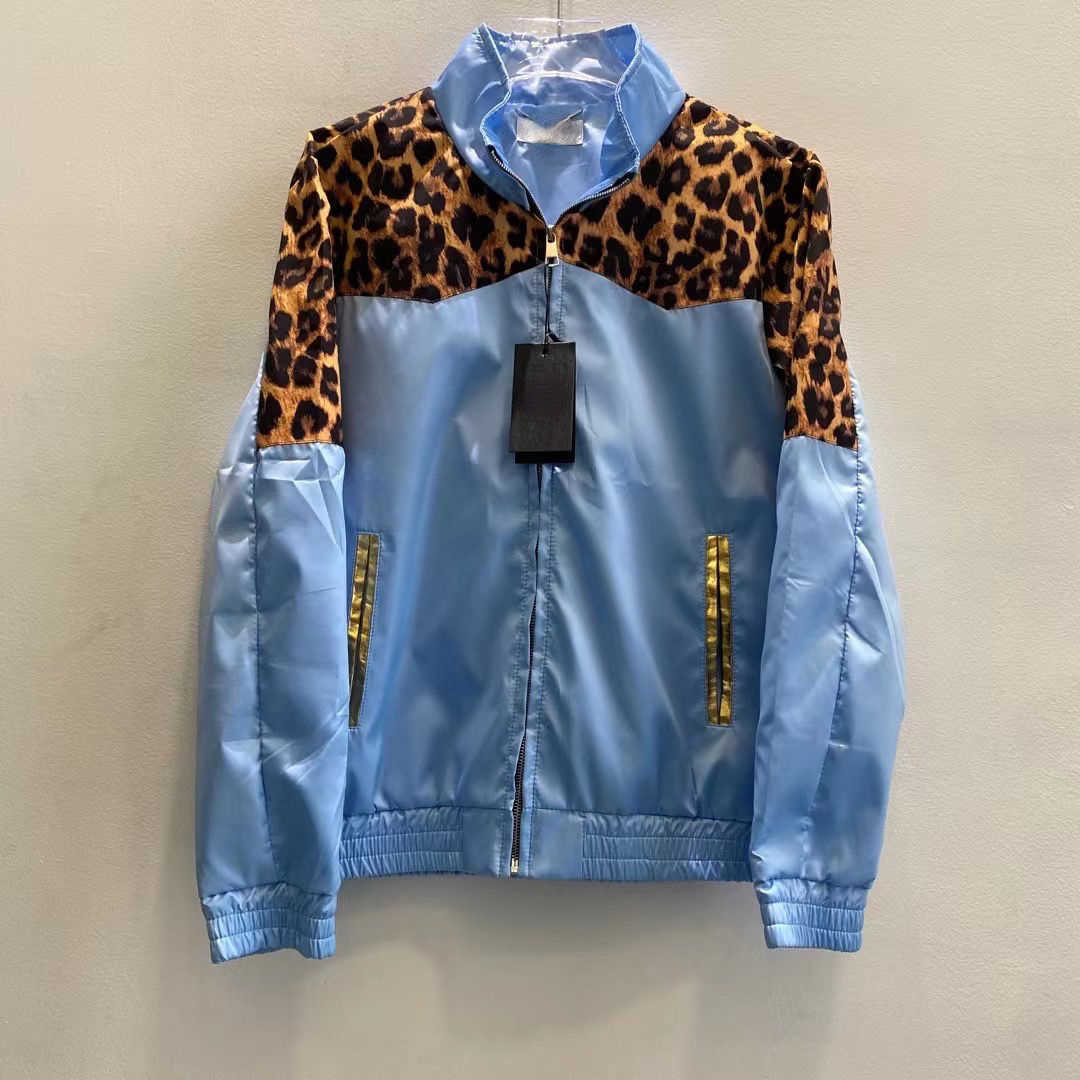 High version Slp mens baseball jacket Y leopard print silk coat saint designer jackets men women fashion casual sportswear, Blue1
High version Slp mens baseball jacket Y leopard print silk coat saint designer jackets men women fashion casual sportswear, Blue1