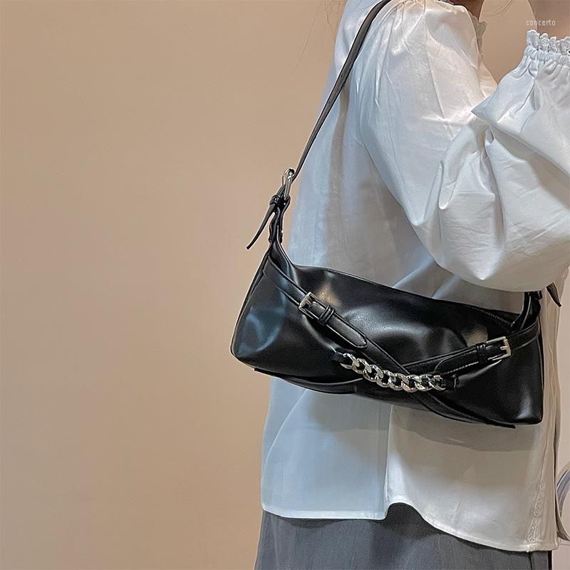 Shoulder Bags Summer Fashion Women Casual Bag PU Leather Chain Under Arm Sacs Purse Handbags Large Armpit, Black
Shoulder Bags Summer Fashion Women Casual Bag PU Leather Chain Under Arm Sacs Purse Handbags Large Armpit, Black