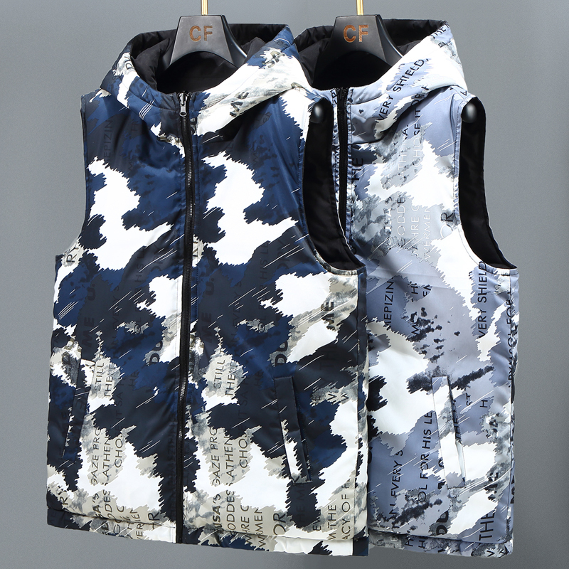 Men's Vests Autumn Winter Thick Vest Men Double Sides Wear Warm Sleeveless Jacket Men Casual Cotton Padded Waistcoat Hooded 221202, Gray
Men's Vests Autumn Winter Thick Vest Men Double Sides Wear Warm Sleeveless Jacket Men Casual Cotton Padded Waistcoat Hooded 221202, Gray