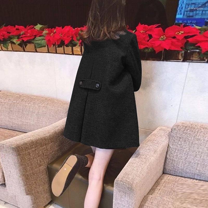 Women' Trench Coats 2022 Korean Autumn Winter Loose Woolen Coat Women Black Cloak Mid-length Thick Ladies
Women' Trench Coats 2022 Korean Autumn Winter Loose Woolen Coat Women Black Cloak Mid-length Thick Ladies