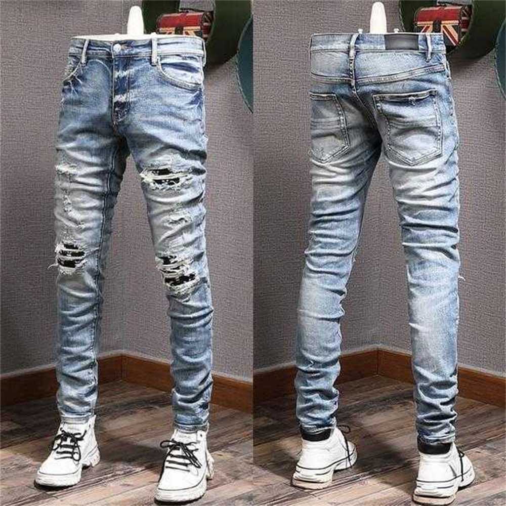 Men's Jeans Patches Detail Biker Fit Men Slim Motorcycle for Mens Vintage Distressed Denim Jean Pants2a2g, Amr-8315
Men's Jeans Patches Detail Biker Fit Men Slim Motorcycle for Mens Vintage Distressed Denim Jean Pants2a2g, Amr-8315