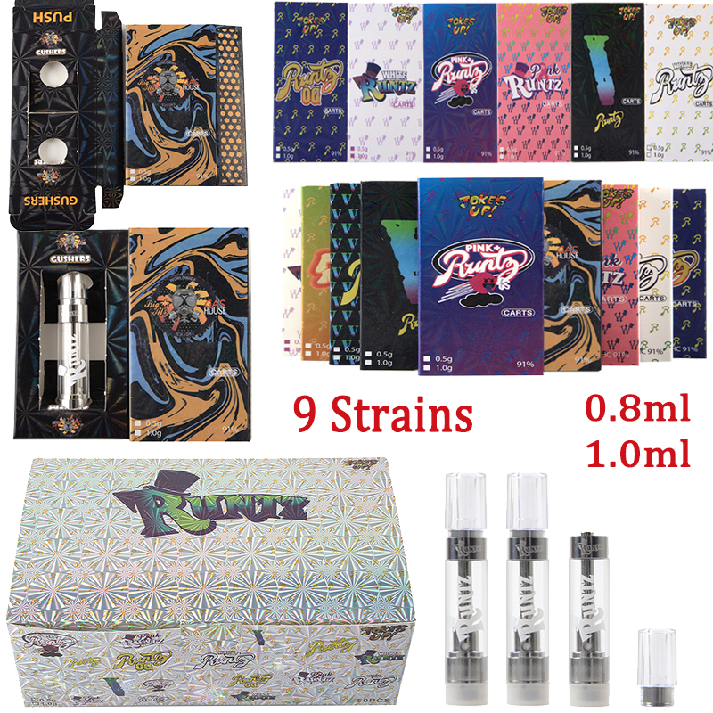 9 Strains Runtz Cartridges Atomizers 0.8ml 1ml E Cigarette Empty Vape Cartridge 510 Thread Carts Thick Oil Dab Pen Wax Vaporizer Starter Kits
9 Strains Runtz Cartridges Atomizers 0.8ml 1ml E Cigarette Empty Vape Cartridge 510 Thread Carts Thick Oil Dab Pen Wax Vaporizer Starter Kits