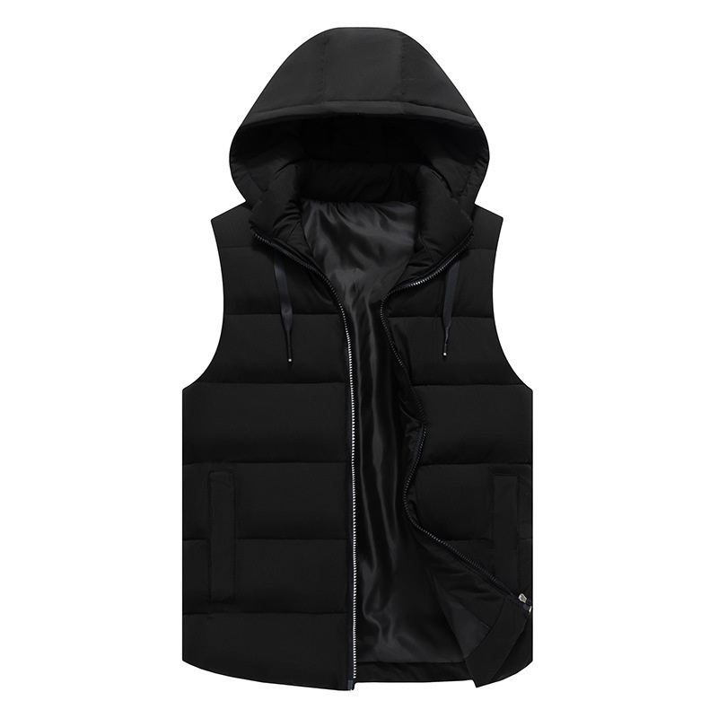 Men's Vests 3676 Black White Blue Red Hooded Vest Waistcoat Men Zipper Slim Warm Down Vest Thick Korean Style Outerwear Sleeveless Jacket 221202
Men's Vests 3676 Black White Blue Red Hooded Vest Waistcoat Men Zipper Slim Warm Down Vest Thick Korean Style Outerwear Sleeveless Jacket 221202