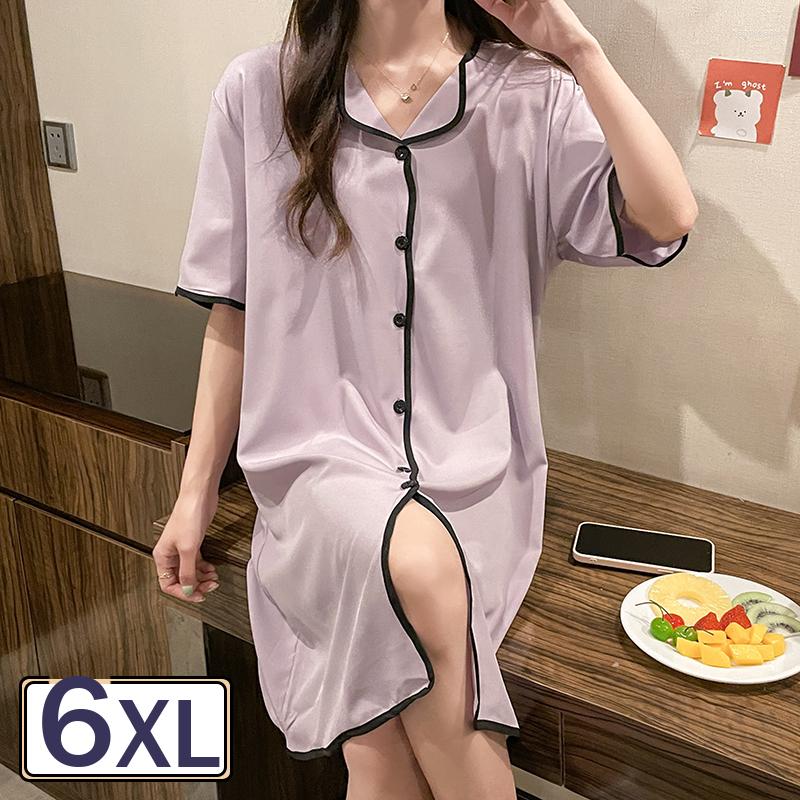 Women's Sleepwear Nightgowns For Sleeping Dress Fat Large Size Casual Satin Female Dres Nightdress Women Summer Short Silk Plus Sleepshirt, White
Women's Sleepwear Nightgowns For Sleeping Dress Fat Large Size Casual Satin Female Dres Nightdress Women Summer Short Silk Plus Sleepshirt, White