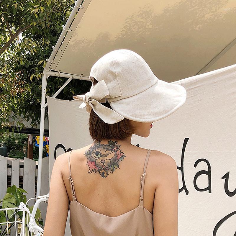 Berets Woman Cotton Summer Bucket Hat Sunscreen Cap Beach Outdoor Panama Bowknot Foldable Sun Female Breathable Headwear, Beige
Berets Woman Cotton Summer Bucket Hat Sunscreen Cap Beach Outdoor Panama Bowknot Foldable Sun Female Breathable Headwear, Beige