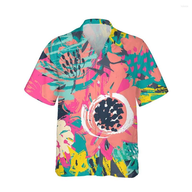 Men's Casual Shirts Jumeast 3d Colorful Flower Hand-painted Printed Hawaiian Shirt Men Short Sleeve Harajuku Abstract Trend Loose Tops, 02
Men's Casual Shirts Jumeast 3d Colorful Flower Hand-painted Printed Hawaiian Shirt Men Short Sleeve Harajuku Abstract Trend Loose Tops, 02