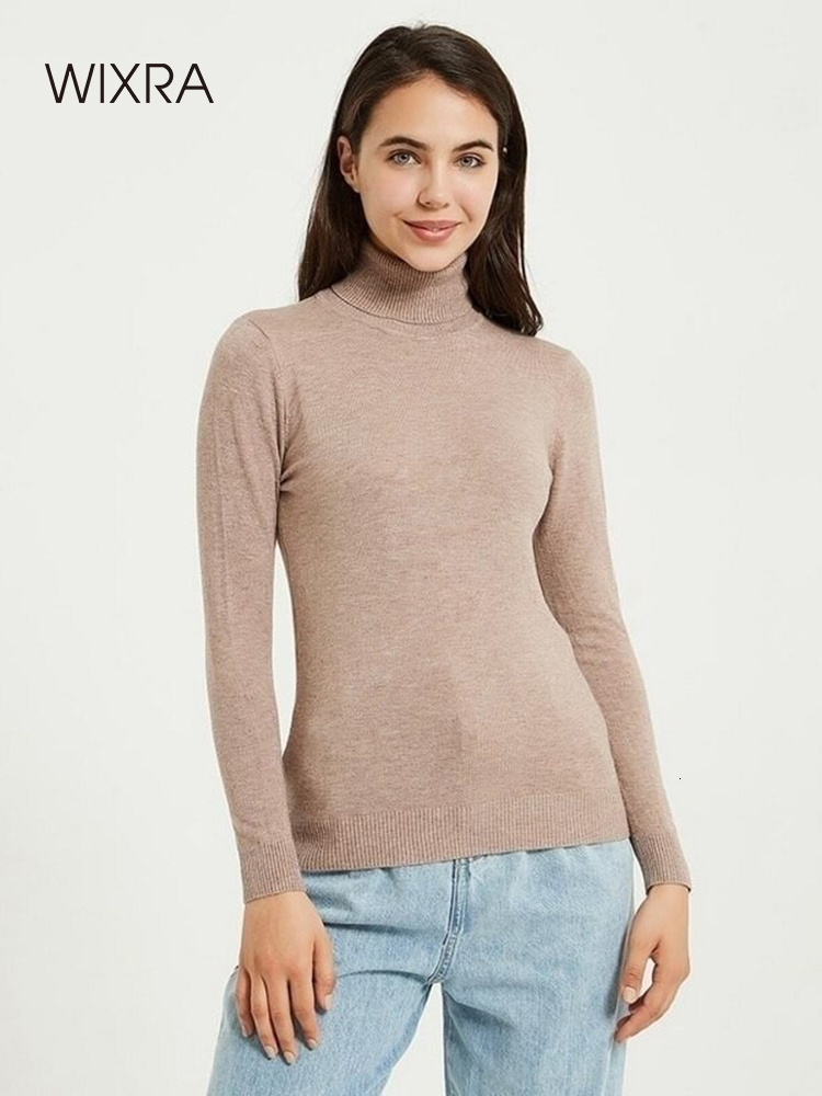 Women's Sweaters Wixra Knitting and Jumper Turtleneck Tops Pullovers Casual Womens Long Sleeve All-match Elastic 221201, Dark blue
Women's Sweaters Wixra Knitting and Jumper Turtleneck Tops Pullovers Casual Womens Long Sleeve All-match Elastic 221201, Dark blue