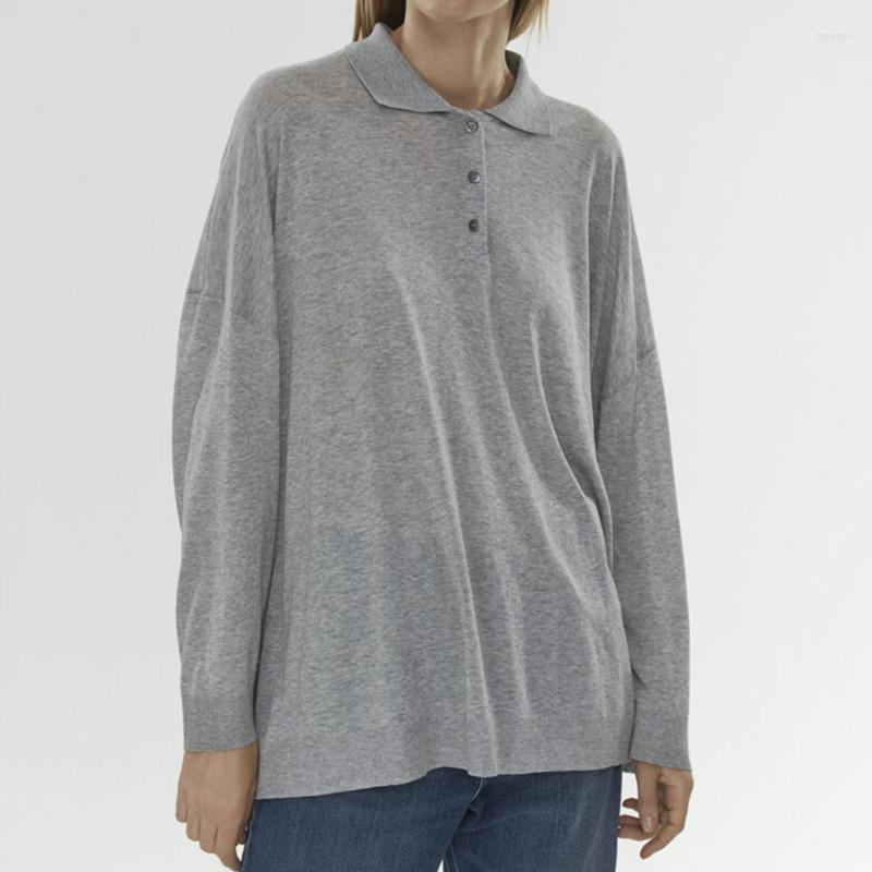 Women's Blouses 2022 Women Knitted Thin Blouse Long Sleeve Lady Fashion Loose Shirt And Top With Buttons, White
Women's Blouses 2022 Women Knitted Thin Blouse Long Sleeve Lady Fashion Loose Shirt And Top With Buttons, White