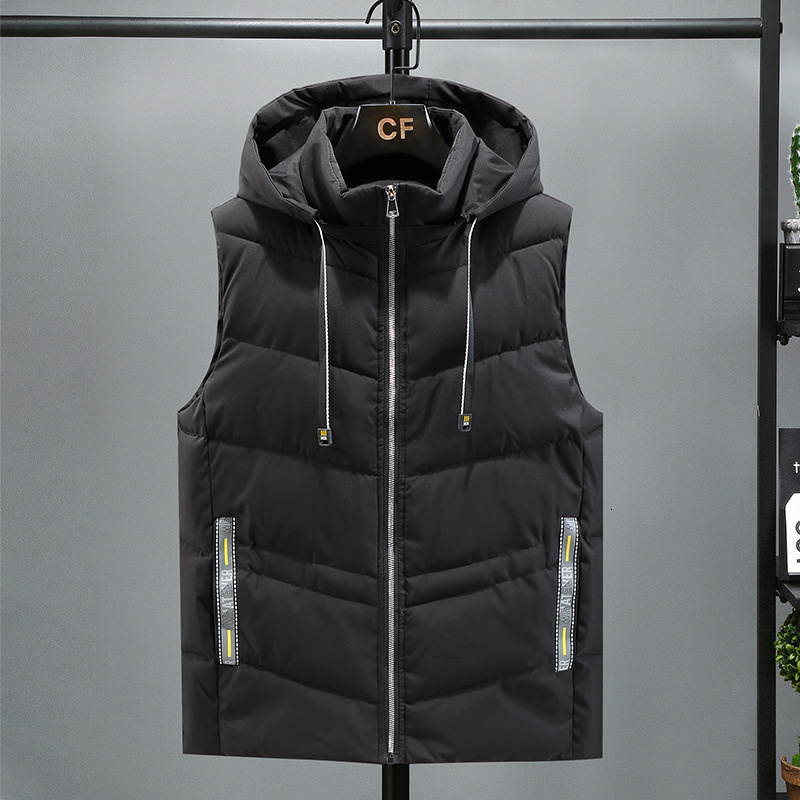 Men's Vests 3669 Black Grey Beige Red Hooded Vest Coat Men Zipper Slim Down Vest Sleeveless Jacket Warm Outerwear Waistcoat Autumn Winter 221202
Men's Vests 3669 Black Grey Beige Red Hooded Vest Coat Men Zipper Slim Down Vest Sleeveless Jacket Warm Outerwear Waistcoat Autumn Winter 221202