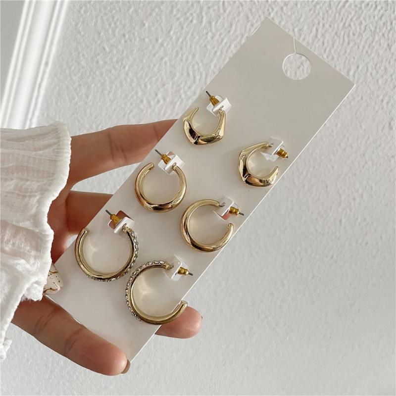 Hoop Earrings C Shape OL Style Hoops Trendy Gold Mixed Set For Women Girl Geometric Irregular Metal Jewelry
Hoop Earrings C Shape OL Style Hoops Trendy Gold Mixed Set For Women Girl Geometric Irregular Metal Jewelry