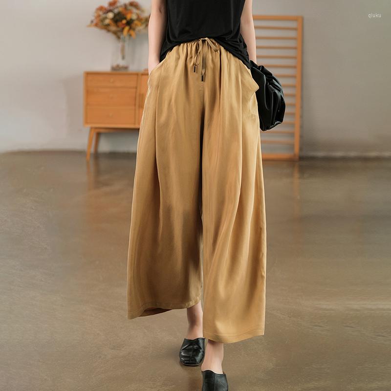 Women's Pants Cuprammonuium Wide Leg Women's Summer Fashion Lce Cool Feeling Lace-up Elastic Waist Loose Flowing Casual Hi-Q, Black
Women's Pants Cuprammonuium Wide Leg Women's Summer Fashion Lce Cool Feeling Lace-up Elastic Waist Loose Flowing Casual Hi-Q, Black