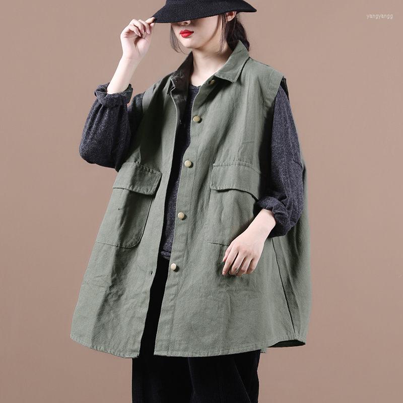Women's Vests Waistcoat Autumn Style Korean Loose Large Size Solid Color Tooling Single-breasted Sleeveless Denim Vest Jacket Women K1149, Black
Women's Vests Waistcoat Autumn Style Korean Loose Large Size Solid Color Tooling Single-breasted Sleeveless Denim Vest Jacket Women K1149, Black