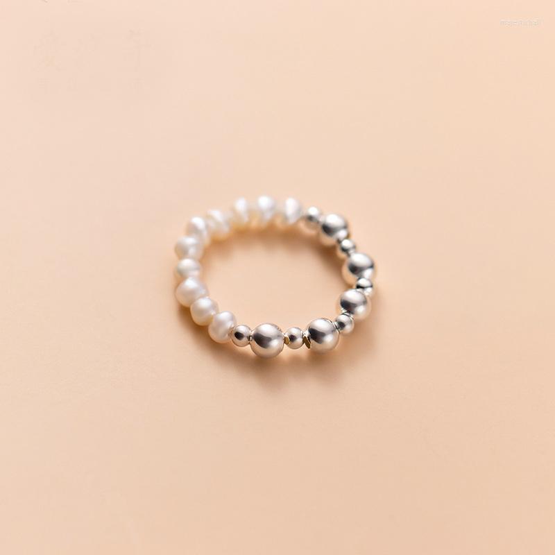 Cluster Rings MloveAcc Minimalist Real 925 Sterling Silver Fashion Sweet Pearl Beads Elastic For Women Wedding Party S925 Jewelry
Cluster Rings MloveAcc Minimalist Real 925 Sterling Silver Fashion Sweet Pearl Beads Elastic For Women Wedding Party S925 Jewelry