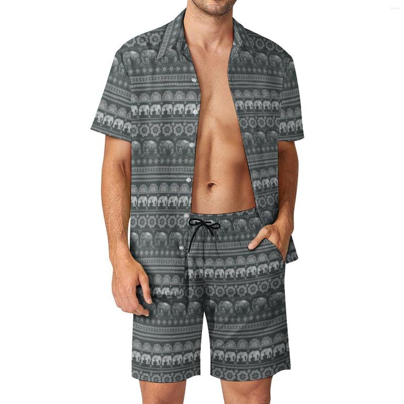 Men's Tracksuits Boho Elephant Fitness Outdoor Men Sets Retro Animal Print Casual Shirt Set Summer Custom Shorts Two-piece Hawaii Suit Plus, Style-5
Men's Tracksuits Boho Elephant Fitness Outdoor Men Sets Retro Animal Print Casual Shirt Set Summer Custom Shorts Two-piece Hawaii Suit Plus, Style-5
