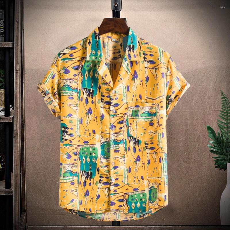 Men's Casual Shirts Trendy Men Tops Comfortable Patchwork Young Style Colorfast Colorful Beach Shirt, Red
Men's Casual Shirts Trendy Men Tops Comfortable Patchwork Young Style Colorfast Colorful Beach Shirt, Red