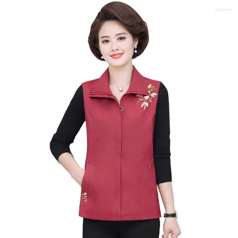 Women's Vests Middle-Aged Women Vest 2022 Spring Autumn Casual Coat Jacket Short Embroidery Sleeveless Waistcoat Outerwear Female 5XL, Navy
Women's Vests Middle-Aged Women Vest 2022 Spring Autumn Casual Coat Jacket Short Embroidery Sleeveless Waistcoat Outerwear Female 5XL, Navy