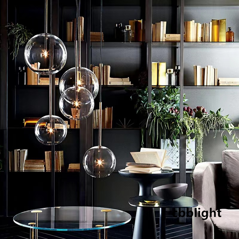 Nordic Modern Chandelier Pendant Lamps G4 LED Lights Fixture Glass Ball Lampshade Bedroom Dining Room Hanging Lamp Restaurant Decor Lustre LRS005 
Nordic Modern Chandelier Pendant Lamps G4 LED Lights Fixture Glass Ball Lampshade Bedroom Dining Room Hanging Lamp Restaurant Decor Lustre LRS005