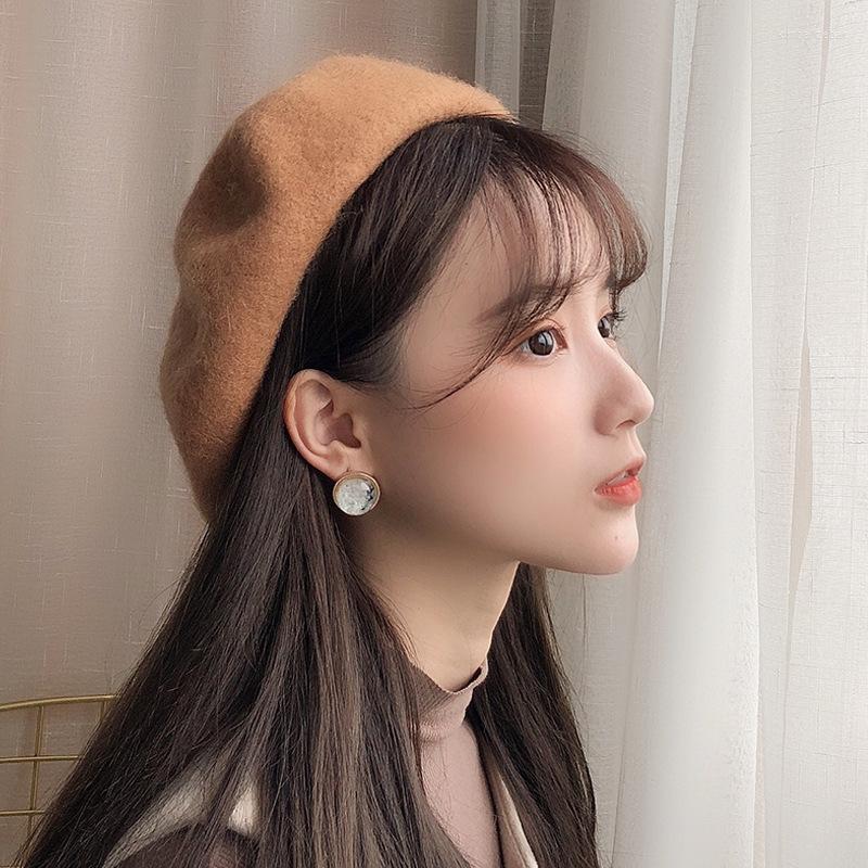 Berets Fashion Quality Woolen Cotton Winter Autumn Women Beret Solid Color Soft Wool Korean British Ladies Pumpkin Hat Cap, Black
Berets Fashion Quality Woolen Cotton Winter Autumn Women Beret Solid Color Soft Wool Korean British Ladies Pumpkin Hat Cap, Black