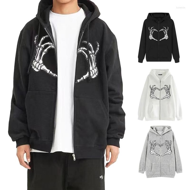 Men' Hoodies Men Women Harajuku Long Sleeve Drawstring Hoodie Jacket Gothic Punk Skeleton Hand Printed Oversized Sweatshirt Coat, Black
Men' Hoodies Men Women Harajuku Long Sleeve Drawstring Hoodie Jacket Gothic Punk Skeleton Hand Printed Oversized Sweatshirt Coat, Black