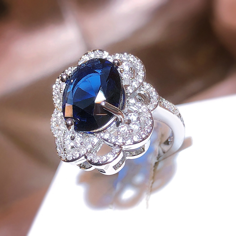 design Rings imitates the natural sugar tower sapphire full diamond opening ring and women's luxury temperament gift jewelry
design Rings imitates the natural sugar tower sapphire full diamond opening ring and women's luxury temperament gift jewelry