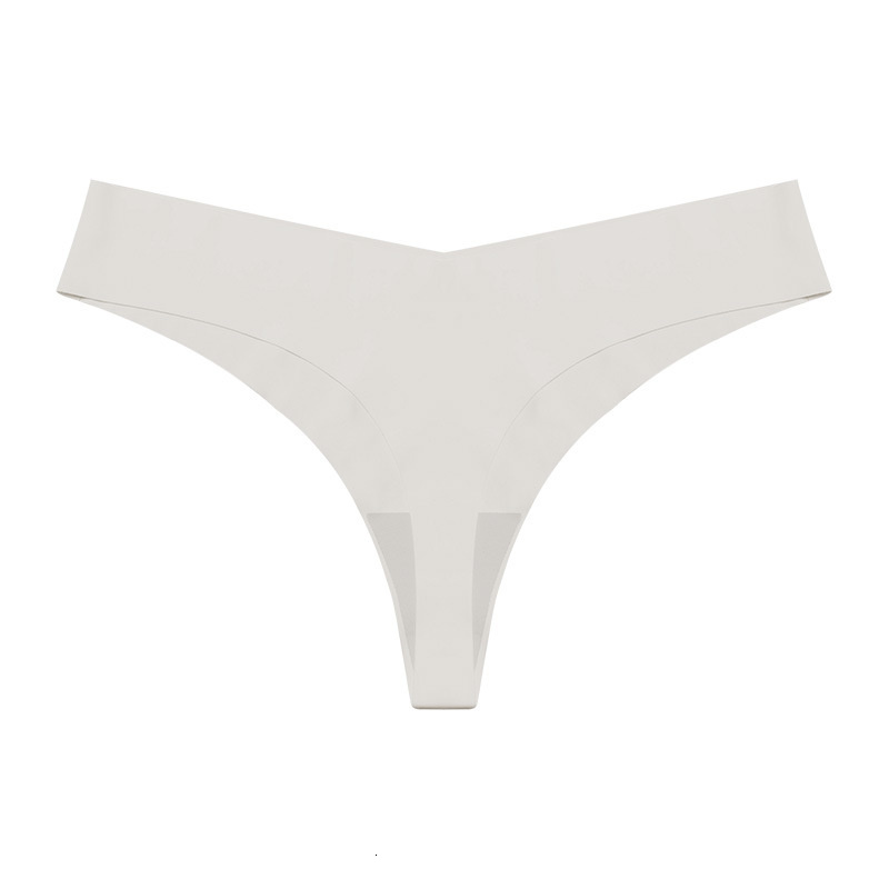 Women's Panties 6 Pcs Sexy Seamless Thong Panties Set Female Low Waist Cotton Crotch Sports Gstring Underwear Solid Color 221202