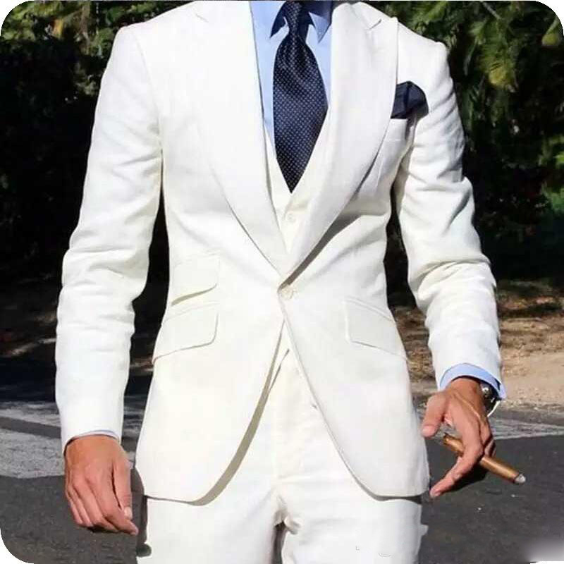 Men's Suits Blazers Ivory Wide ed Lapel Men for Wedding Groom Wear Bridegroom Tuxedos Formal Business Man Slim Fit Costume Homme 221201, White
Men's Suits Blazers Ivory Wide ed Lapel Men for Wedding Groom Wear Bridegroom Tuxedos Formal Business Man Slim Fit Costume Homme 221201, White
