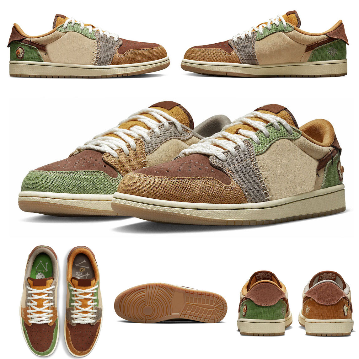 Voodoo Zion Williamson x Jumpman 1 Basketball Shoes Low Flax Muslin Fauna Brown Oil Green Sesame Moon DZ7292-200 Men Women Trainers Sports, With box
Voodoo Zion Williamson x Jumpman 1 Basketball Shoes Low Flax Muslin Fauna Brown Oil Green Sesame Moon DZ7292-200 Men Women Trainers Sports, With box