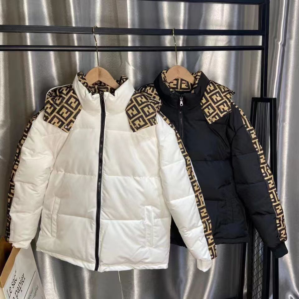 2022 New fashion Full Print Autumn/Winter casual bread jacket for men and women wear super thick high-end hooded down jacket on both sides, Black
2022 New fashion Full Print Autumn/Winter casual bread jacket for men and women wear super thick high-end hooded down jacket on both sides, Black