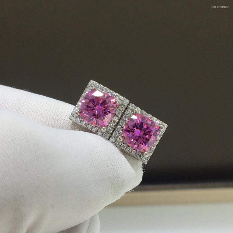 Stud Earrings Inbeaut Classic 925 Silver Total 2 Ct Excellent Cut D Color Pass Diamond Test Moissanite Square Party Fine Jewelry
Stud Earrings Inbeaut Classic 925 Silver Total 2 Ct Excellent Cut D Color Pass Diamond Test Moissanite Square Party Fine Jewelry