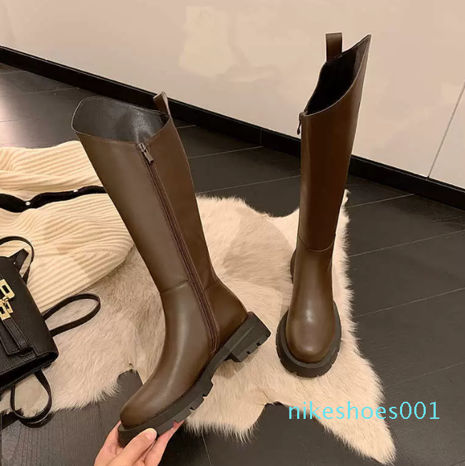 Boots Women's Round Toe Zip Luxury Brand Knee High Tall Long Wide Calf Plus, Black no fur
Boots Women's Round Toe Zip Luxury Brand Knee High Tall Long Wide Calf Plus, Black no fur