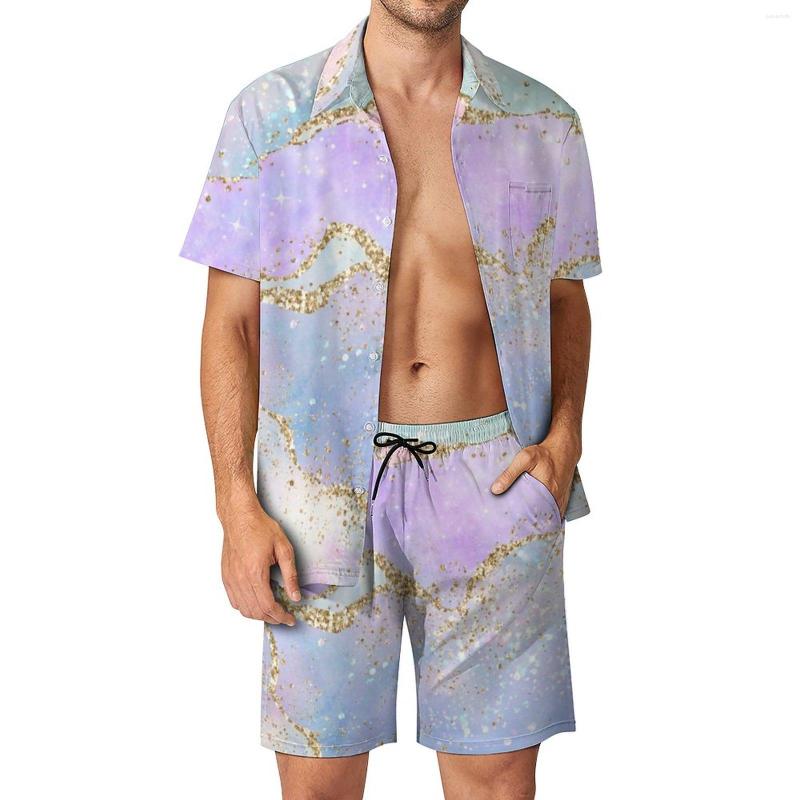 Men's Tracksuits Elegant Men Sets Glold Glitter Print Casual Shorts Fitness Outdoor Shirt Set Summer Retro Design Suit Short Sleeve, Style-5
Men's Tracksuits Elegant Men Sets Glold Glitter Print Casual Shorts Fitness Outdoor Shirt Set Summer Retro Design Suit Short Sleeve, Style-5