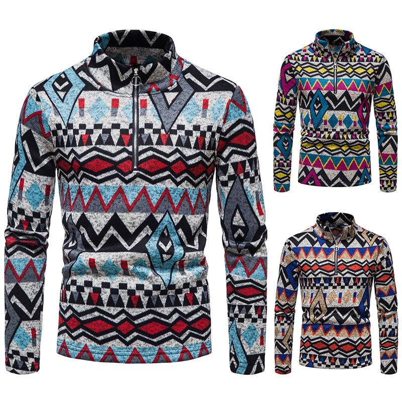 Men' Sweaters 21 Autumn And Winter Style Casual Sweater European High Neck Pullover National Long Sleeve, Black
Men' Sweaters 21 Autumn And Winter Style Casual Sweater European High Neck Pullover National Long Sleeve, Black
