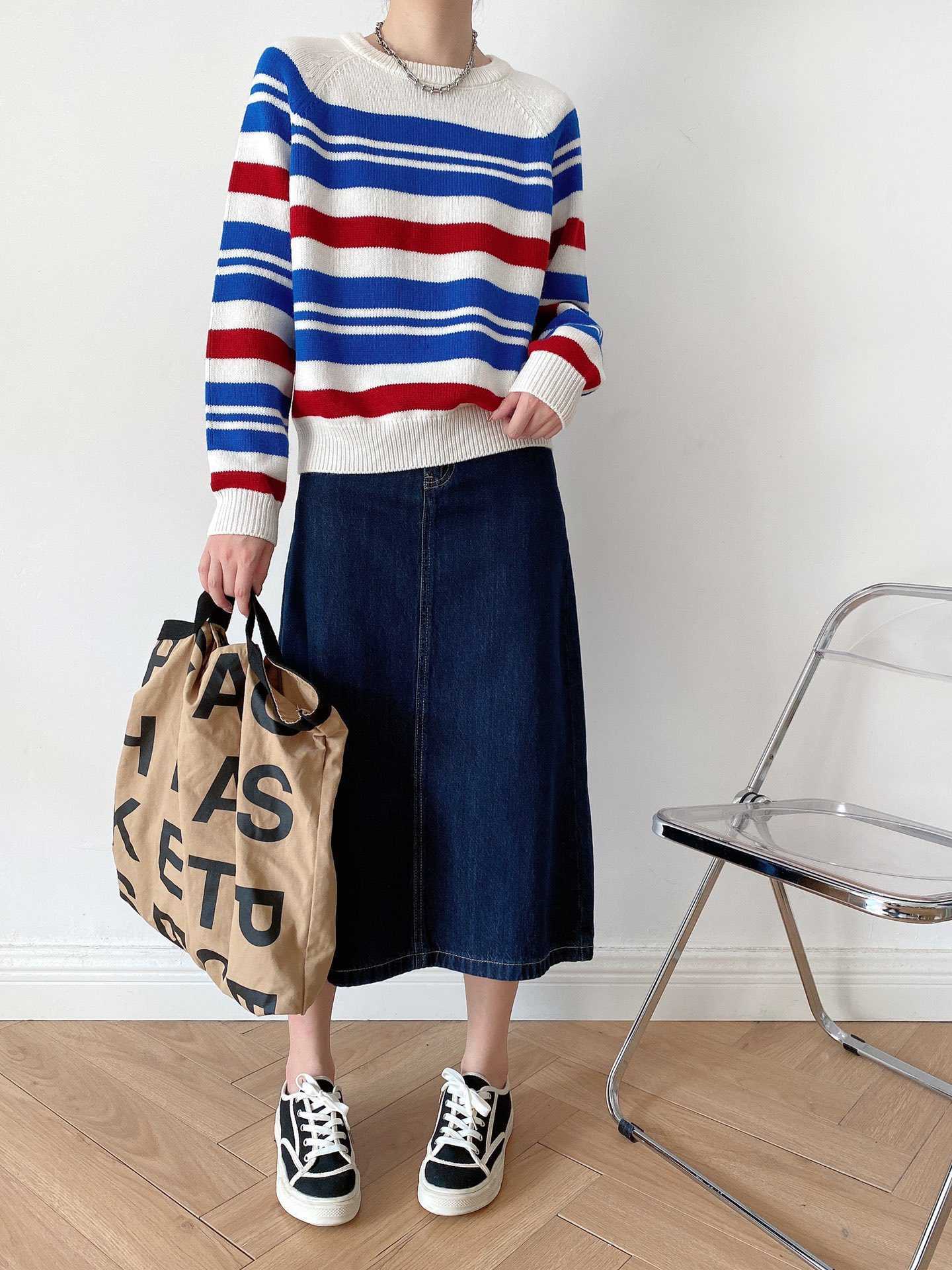 Women' Jacket Sweater Coat Cell 22FW Celebrity Languid Style 22 Autumn Winter Color Stripe Pullover Wool NeedleElegant Classic Fas LKG8, Striped15
Women' Jacket Sweater Coat Cell 22FW Celebrity Languid Style 22 Autumn Winter Color Stripe Pullover Wool NeedleElegant Classic Fas LKG8, Striped15