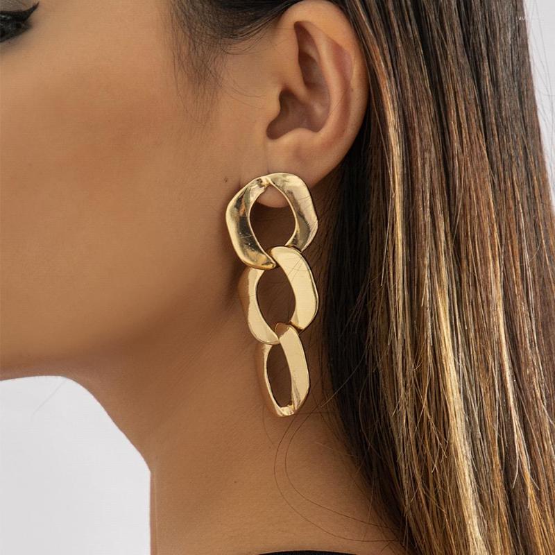 Dangle Earrings Lacteo Exaggerated Chunky Chain Rings Charm Drop For Women Jewelry Steampunk Gold Color Earring Party Gifts 2022
Dangle Earrings Lacteo Exaggerated Chunky Chain Rings Charm Drop For Women Jewelry Steampunk Gold Color Earring Party Gifts 2022