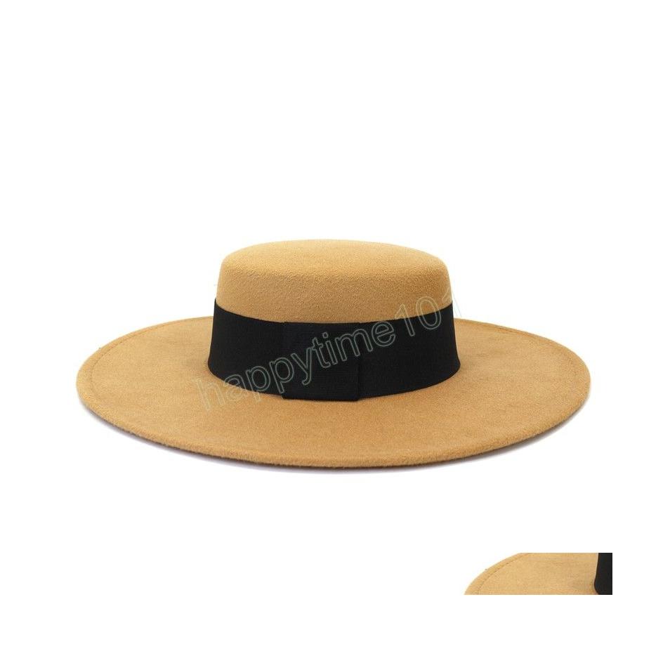 Wide Brim Hats Bucket Hats French Retro Women Fedora Hat Autumn Winter Elegant Flat Top Artificial Wool Dress Cap 10Cm Big Brim Ch Dholb, Randomly sended color
Wide Brim Hats Bucket Hats French Retro Women Fedora Hat Autumn Winter Elegant Flat Top Artificial Wool Dress Cap 10Cm Big Brim Ch Dholb, Randomly sended color