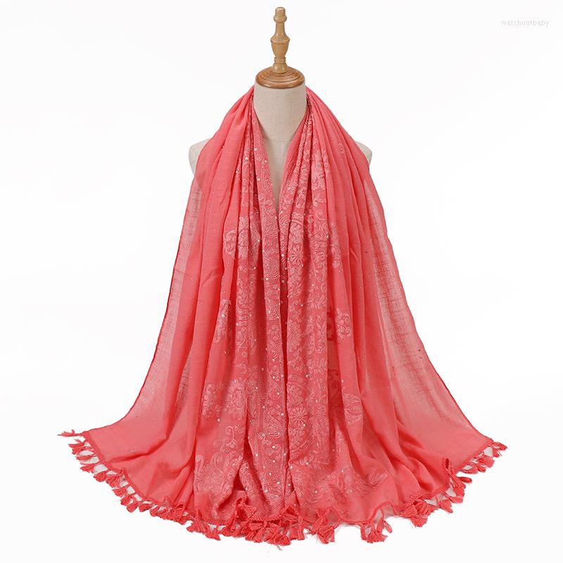 Scarves 2022 Solid Color Lace Long Scarf Muslim Head Hijab Shawls Women Pleated Wrinkled Wraps Foulard
Scarves 2022 Solid Color Lace Long Scarf Muslim Head Hijab Shawls Women Pleated Wrinkled Wraps Foulard