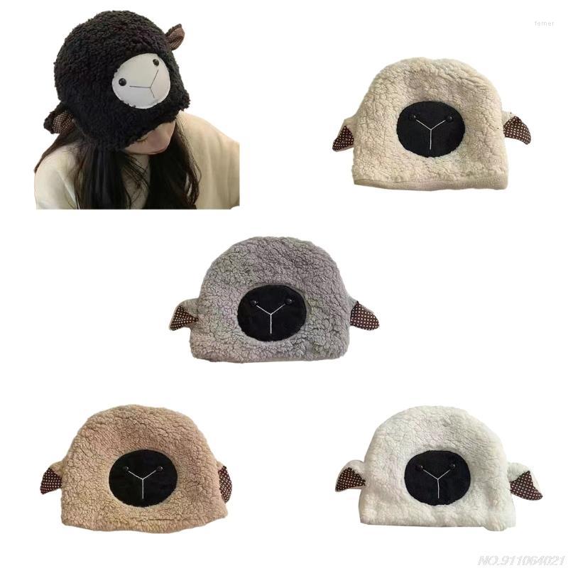 Berets Sheep Ear Hat Plush Girl Funny Skullies Beanie Little Devil Pography Prop Cute Drop, Gy
Berets Sheep Ear Hat Plush Girl Funny Skullies Beanie Little Devil Pography Prop Cute Drop, Gy