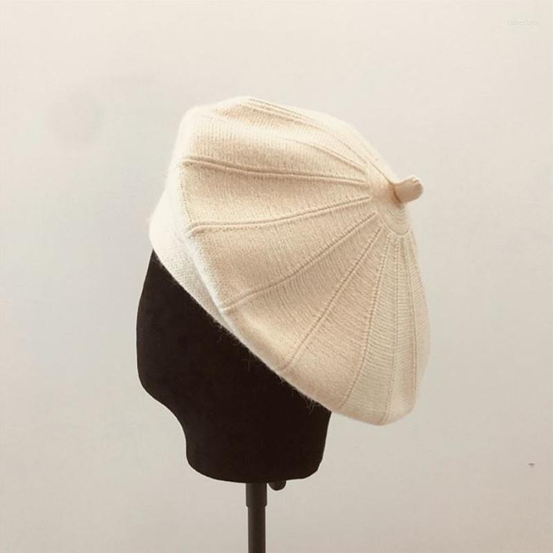 Berets Women Beige Black Wine Red Beret Wool Knitted Solid Color Hat Female Sweater Comfortable Warm Striped Cap, Grey
Berets Women Beige Black Wine Red Beret Wool Knitted Solid Color Hat Female Sweater Comfortable Warm Striped Cap, Grey
