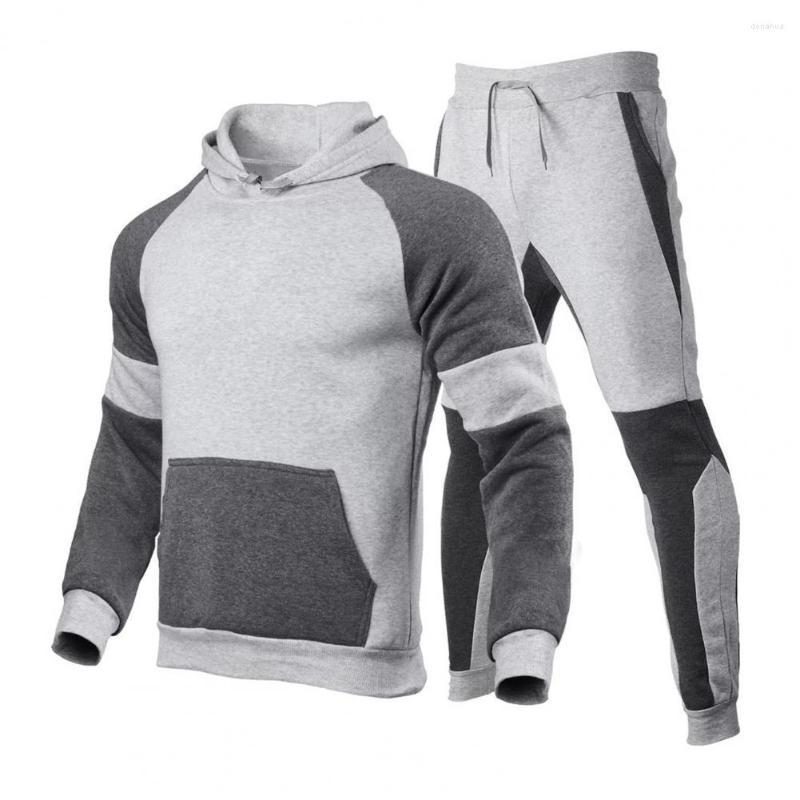 Men's Tracksuits 2 Pcs/Set Men Tracksuit Casual Contrast Color Pocket Hooded Stitching Sports Elastic Waist Big Patch Spring Sweatpants, Red
Men's Tracksuits 2 Pcs/Set Men Tracksuit Casual Contrast Color Pocket Hooded Stitching Sports Elastic Waist Big Patch Spring Sweatpants, Red
