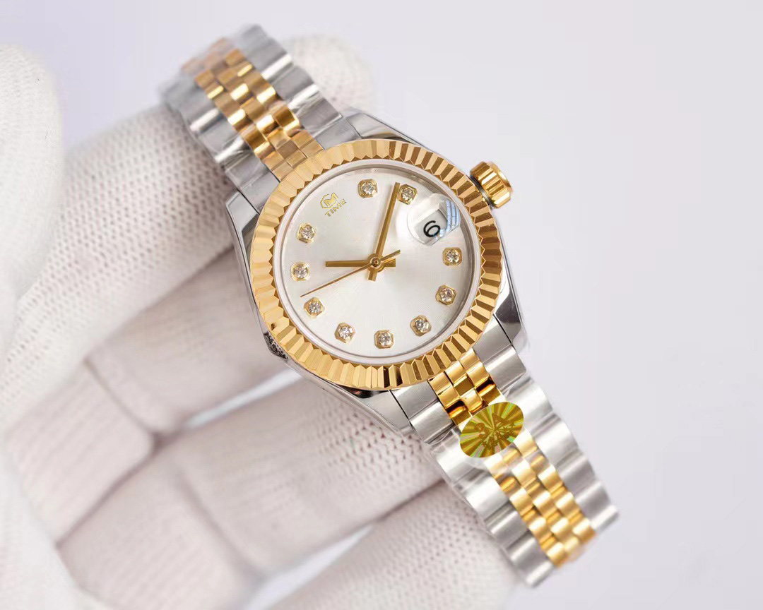 Fashion women's watch Full automatic mechanical movement Round stainless steel case Original buckle Simulated leisure watch Montre De Luxe, Colour2
Fashion women's watch Full automatic mechanical movement Round stainless steel case Original buckle Simulated leisure watch Montre De Luxe, Colour2