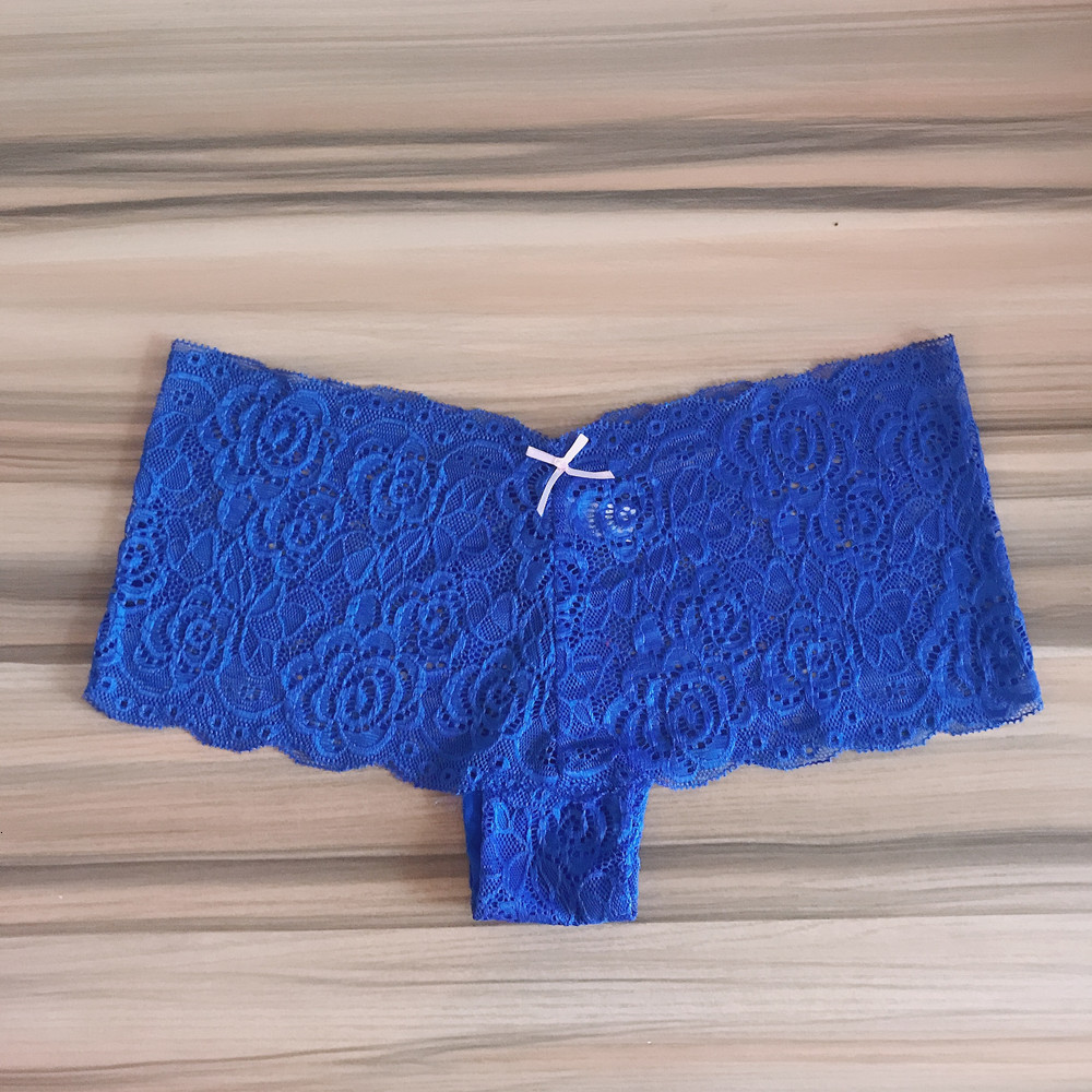 Women's Panties 3 Pieces Ladies Lace Panties Sexy Underwear Women Boyshort Underpants Female Lingerie See Through Culotte Femme Intimates Pantys 