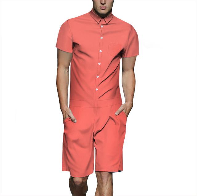 Men's Tracksuits Jumpsuit Men Summer Sleeve Rompers Fashion Cotton One Piece Overalls Jumpsuits Playsuits Pants Male Short Set Clothes 2022, Black
Men's Tracksuits Jumpsuit Men Summer Sleeve Rompers Fashion Cotton One Piece Overalls Jumpsuits Playsuits Pants Male Short Set Clothes 2022, Black