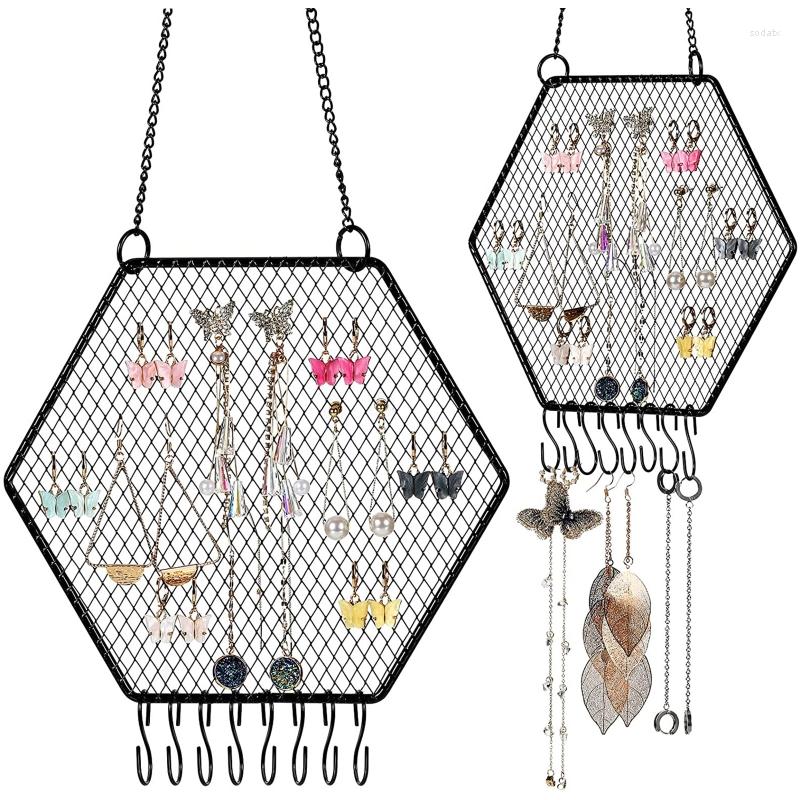 Jewelry Pouches Wall Mounted Earring Organizer For W/ Hanging Hooks Holder Hexagon Stand Decorative Grid Shape
Jewelry Pouches Wall Mounted Earring Organizer For W/ Hanging Hooks Holder Hexagon Stand Decorative Grid Shape