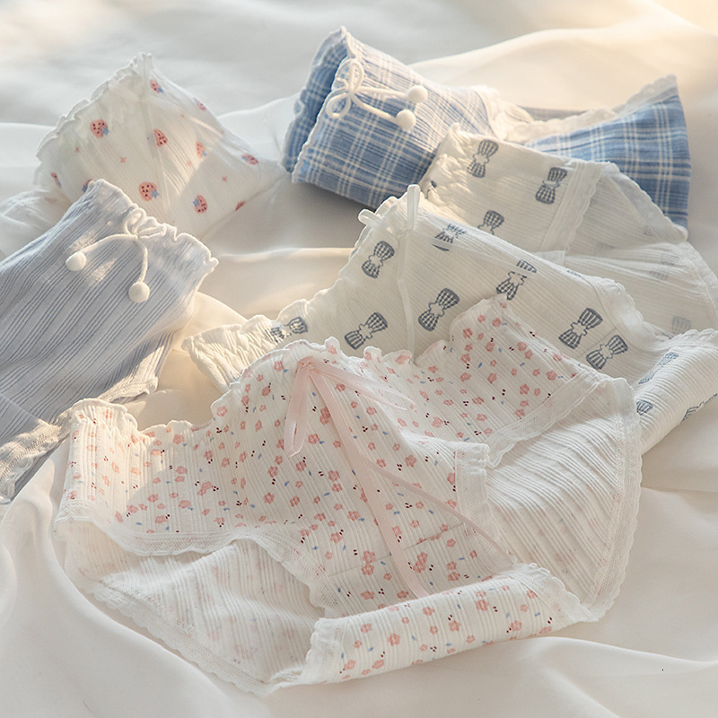 Women's Panties 5PCSSet Women's Panties Cotton Underwear Female Sexy Underpants Sweet Bow Floral Girls Briefs Ladies Panty Intimates Lingerie 221202, Set26
Women's Panties 5PCSSet Women's Panties Cotton Underwear Female Sexy Underpants Sweet Bow Floral Girls Briefs Ladies Panty Intimates Lingerie 221202, Set26
